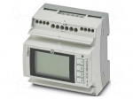 Meter: network parameters | for DIN rail mounting,horizontal