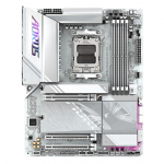 GIGABYTE X870E AORUS ELITE WIFI7 ICE Motherboard - Supports AMD Ryzen 9000 CPUs, 16+2+2 Phases Digital VRM, up to 8200Hz DDR5 (OC), 3xPCIe 5.0 + 1xPCIe 4.0, Wi-Fi 7, 2.5GbE LAN, USB 4
