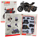 M&auml;nguala | PC | Konsoolid | Tarvikud // M&auml;nguasjad ja m&auml;ngud lastele // Motocykl Do Składania Skręcania Metal 1:14 DIY Złote Elementy Czarny