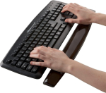 Keyboard pad Fellowes Crystal Gel Keyboard Wrist Support Black