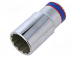 Socket: 12-angles | socket spanner | 28mm | 1/2" | long