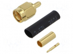 Connector: SMA | plug | male | straight | 50&Omega; | RG174,RG188(A),RG316