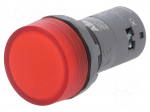 Control lamp | 22mm | CL2 | -25&divide;70&deg;C | Illumin: LED | &Oslash;22mm | 230VAC