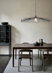 Trio Margarita piekarama lampa 80 cm E27 matt black brushed steel R36431932 4017807661699