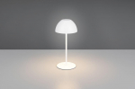 Trio Ortiz LED table lamp matt white rechargeable gaismeklis R55601131 4017807643305
