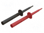 Measuring tip | 16A | black,red | Tip diameter: 2mm | Socket size: 4mm