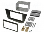 Radio mounting frame | Seat | 2 DIN | black
