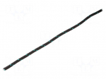 Rope | polypropylene | &Oslash;rope: 4mm | L: 50m | with a core | black