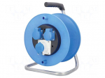 Cable reel | CEE 7/3 (F) socket,IEC 60309 2P+E socket | 16A