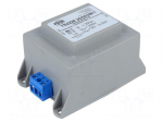 Transformer: encapsulated | 30VA | 230VAC | 9V | 3.33A | 600g | IP00