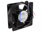 Fan: DC | axial | 24VDC | 119x119x38mm | 310m3/h | ball bearing | IP20