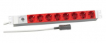 EFB Elektronik 691698K power extension 2 m 8 AC outlet(s) Red, White