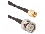Cable | 2m | BNC male,SMA male | straight | 50&Omega;
