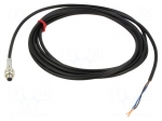 Sensor: inductive | OUT: PNP / NO | 0&divide;0.84mm | 10&divide;30VDC | M5 | 2m | IP67G