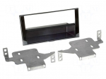 Radio frame | Nissan | 2 DIN | black gloss