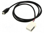 Aux adapter | Jack 3.5mm socket,Quadlock | BMW | screw