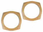 Spacer ring | MDF | 165mm | SsangYong | impregnated,varnished