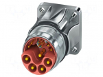 Connector: M23 | socket | PIN: 13 | crimped | straight | IP67