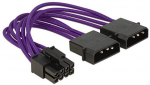 DeLOCK Power 8P EPS-2x4P vt 0.15cm - sleeved
