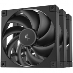 DeepCool FD14 140x140x25, case fan (black, pack of 3, 140 mm)