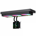 Gamemax CPU Liquid Cooler | GLACIER 360 LCD BK | Black
