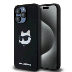 Karl Lagerfeld KLHMP15LSCHPPLK Hardcase Silicone Choupette Head MagSa for iPhone 15 Pro 6.1" / black
