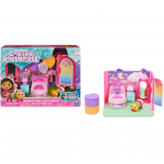 Spin Master Gabby's Dollhouse Deluxe Room Bedroom Toy Figure (with Cuddly Cat Pillow Cat Figure)