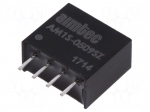 Converter: DC/DC | 1W | Uin: 4.5&divide;5.5V | 9VDC | Iout: 111mA | SIP4 | 1.8g