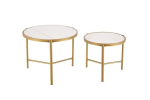 TABLE COFFEE FATIMA D63-48CM WHITE