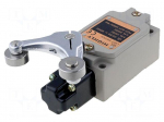 Limit switch | lever R 38mm, metal roller &Oslash;17,5mm, double | 10A