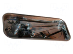 Container: bowl with magnet | stainless steel | 358x38x160mm