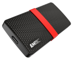 V&auml;line SSD ketas Emtec Portable X200 1TB Black-red (ECSSD1TX200)