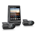 Viofo 4K esikaamera + 2K tagakaamera + 1080P sisekaamera videoregistraator