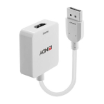 AV-adapter Lindy DisplayPort - HDMI White (38303)