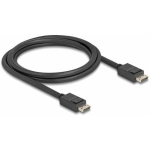DeLOCK Kabel DisplayPort 2.1 Stecker > DisplayPort Stecker, 16K, 80 Gbps (Black, 1,8 Meter)