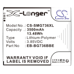 3500 mAh for Samsung EB-BG736BBE