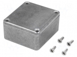 Enclosure: multipurpose | X: 55mm | Y: 60mm | Z: 30mm | 1550 | aluminium