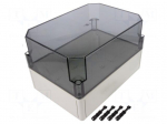 Enclosure: multipurpose | X: 180mm | Y: 254mm | Z: 165mm | TK PS | grey