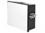 Enclosure: panel | X: 144mm | Y: 144mm | Z: 64mm | black | Series: Uninorm