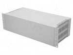 Enclosure: 19" standard | 3U | grey | Enclos.mat: ABS | Y: 203mm
