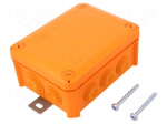 Enclosure: junction box | X: 116mm | Y: 150mm | Z: 67mm | polypropylene