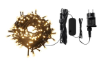 Lightings woox  Vieda Ziemassvetku LED apgaismojuma virtene  230Vac  20m  200x LED  silti balta  Wi-Fi  Bluetooth  WOOX