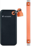 Hard drive SSD Verbatim Pocket SSD 2TB External USB-C 3.2 Black/ Orange