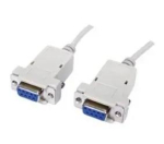 Kabelis DB9-F: DB9-F Null Modem 1.8m