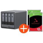 UGREEN NASync DXP4800 Plus NAS s&uuml;steem 4-k&otilde;vakettapesaga 24TB koos 2x Seagate IronWolf ST12000VN0008 12 TB-ga