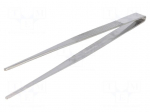 Tweezers | Tweezers len: 180mm | Blades: straight | Tipwidth: 3.5mm