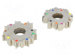 Spare part: crimping jaws for coaxial/RF connectors | steel