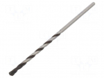 Drill bit | for concrete | &Oslash;: 5.5mm | L: 150mm | metal | blister