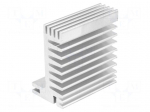 Heatsink: extruded | TO220 | natural | L: 50mm | W: 55mm | H: 31mm | 5.8K/W