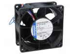 Fan: DC | axial | 80x80x38mm | 220m3/h | 71dBA | ball bearing | 14000rpm